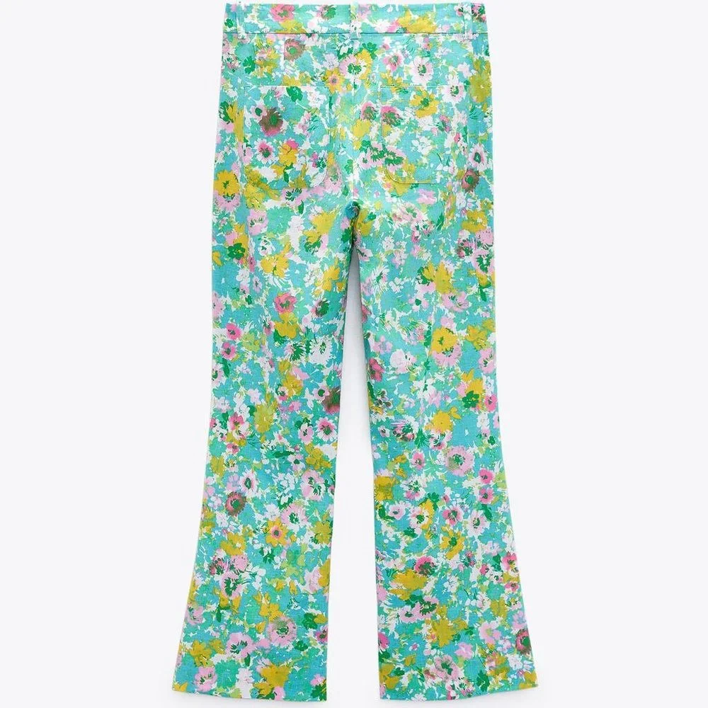 Zara printed linen